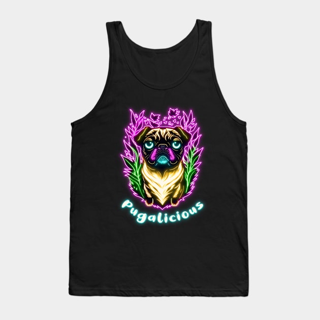 Pug Tank Top by The Design Deck